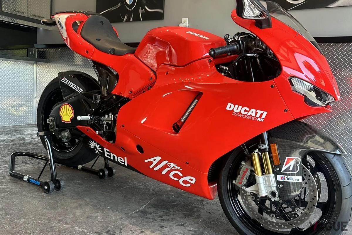 米国オークションに出品、落札された2008年式ドゥカティ「デスモセディチRR」