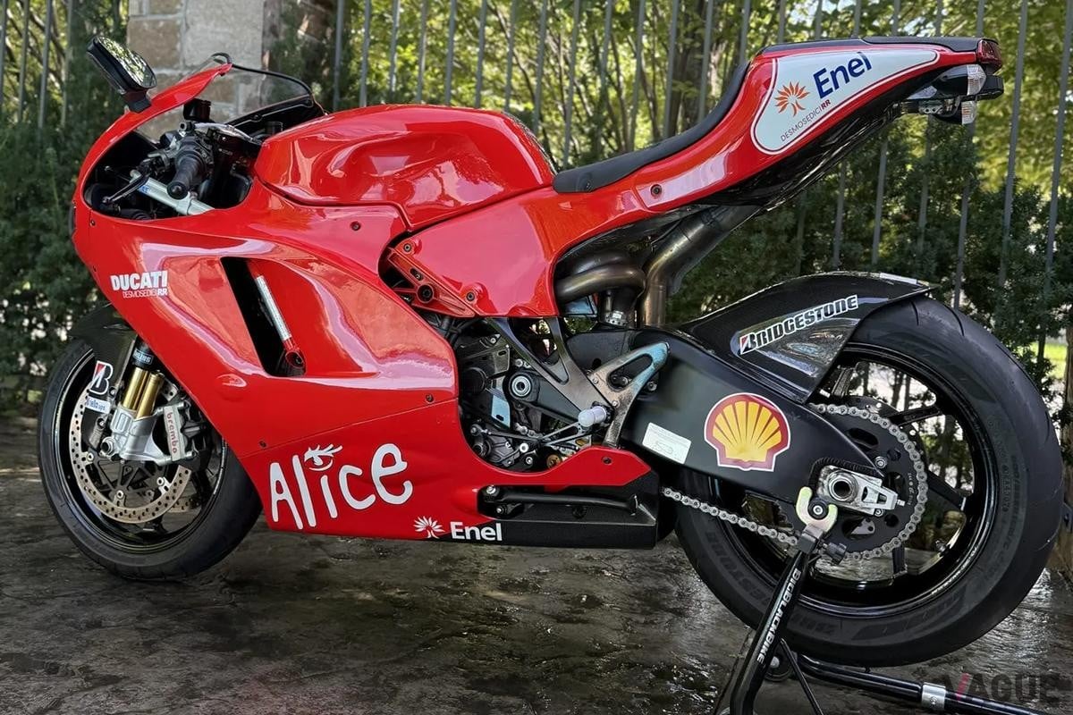 米国オークションに出品、落札された2008年式ドゥカティ「デスモセディチRR」