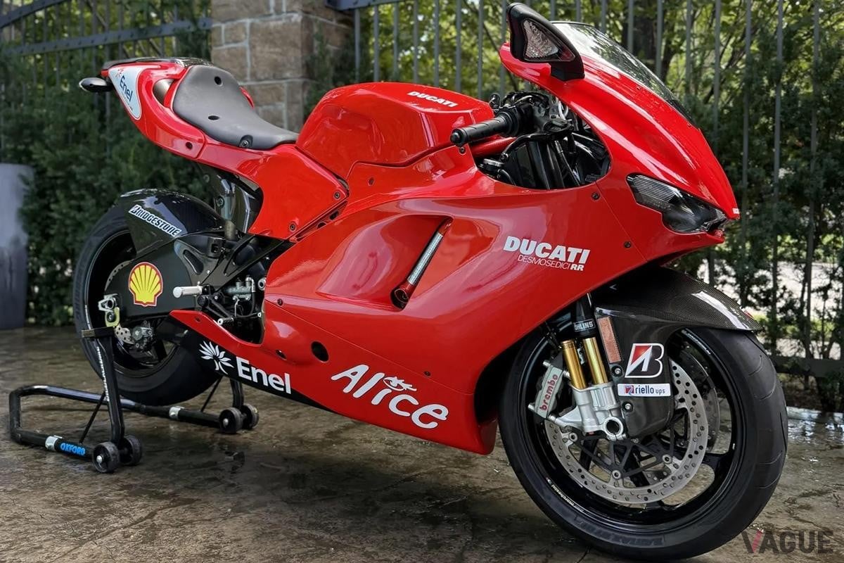 米国オークションに出品、落札された2008年式ドゥカティ「デスモセディチRR」