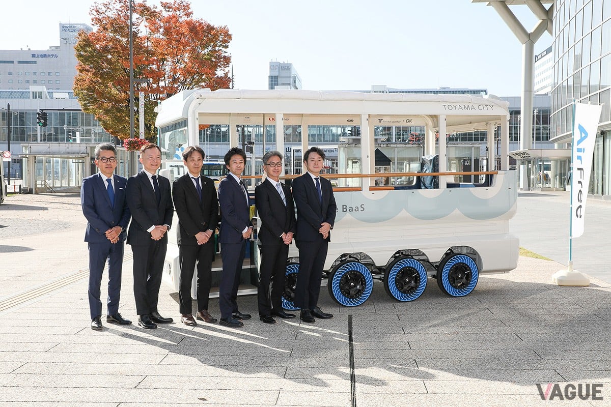 富山市で開催された出発式の様子