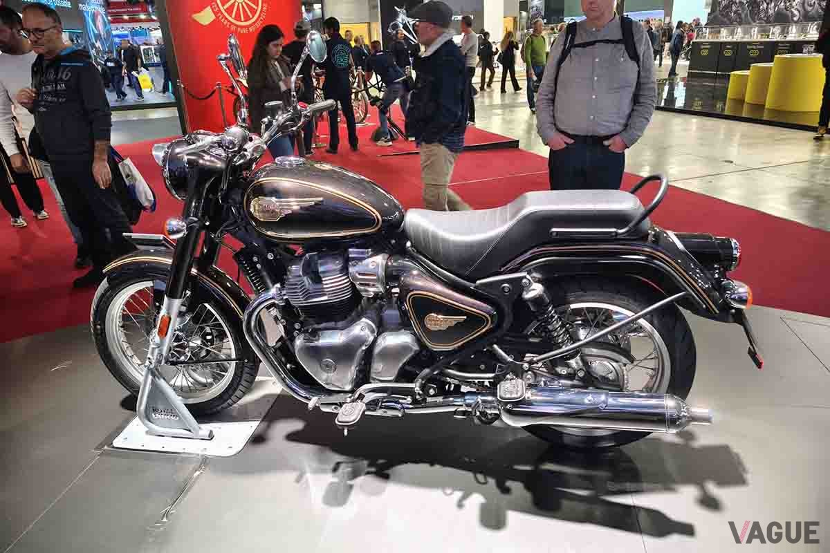 世界初公開されたロイヤルエンフィールド新型「ブリット650」