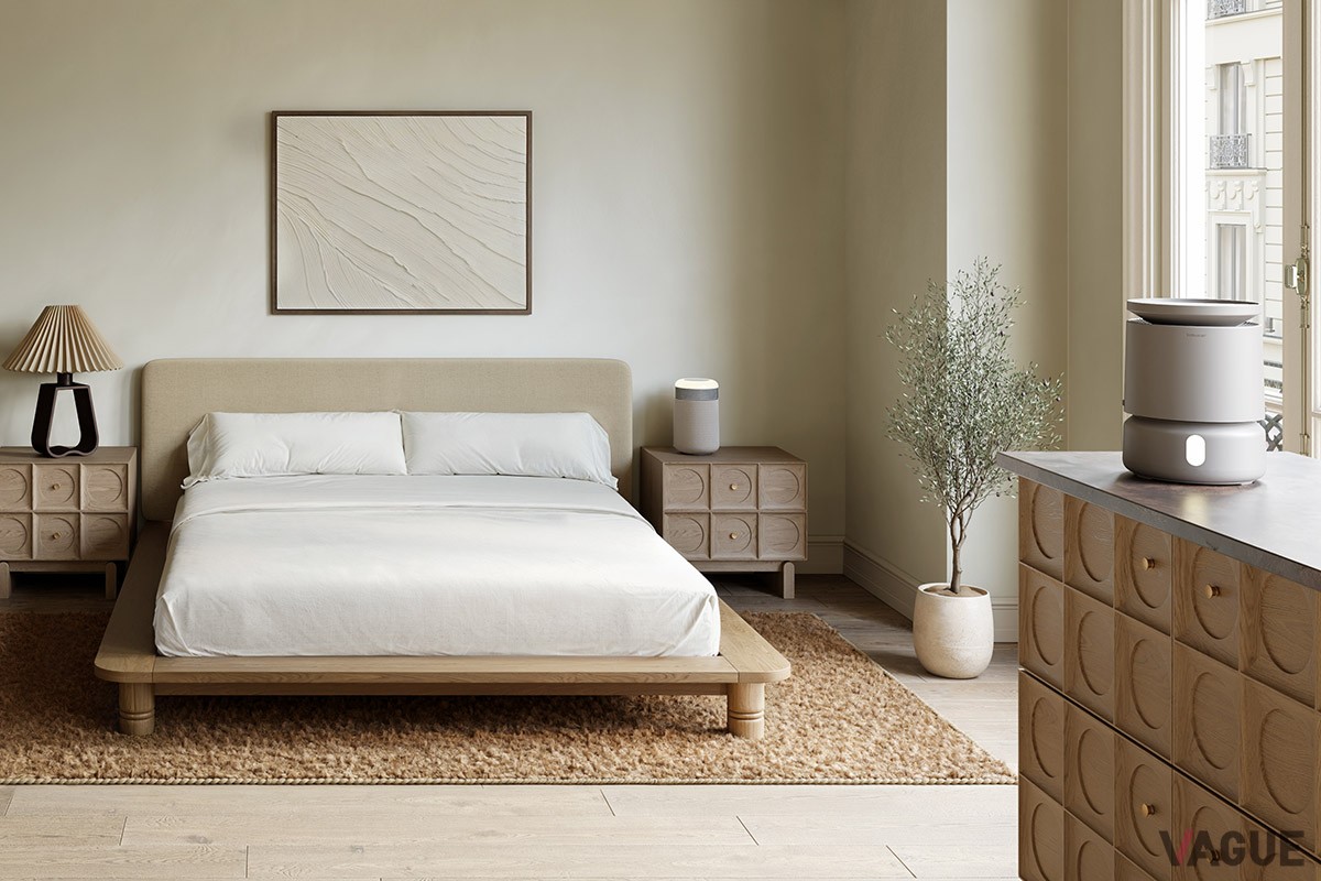 「Blueair Mini Restful 空気清浄機 and Sunrise Clock SC9i」Coastal Beige（2万6400円 消費税込）