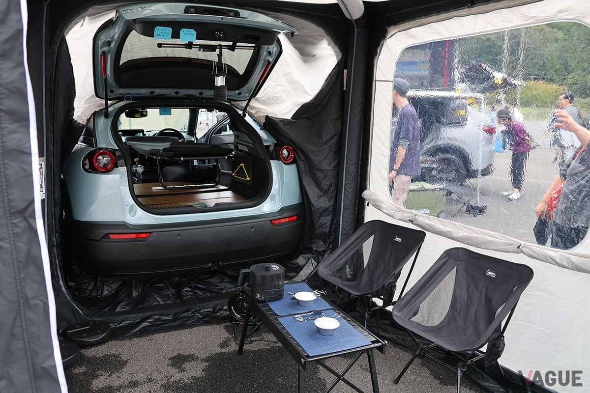 車中泊仕様のマツダ「MX-30」