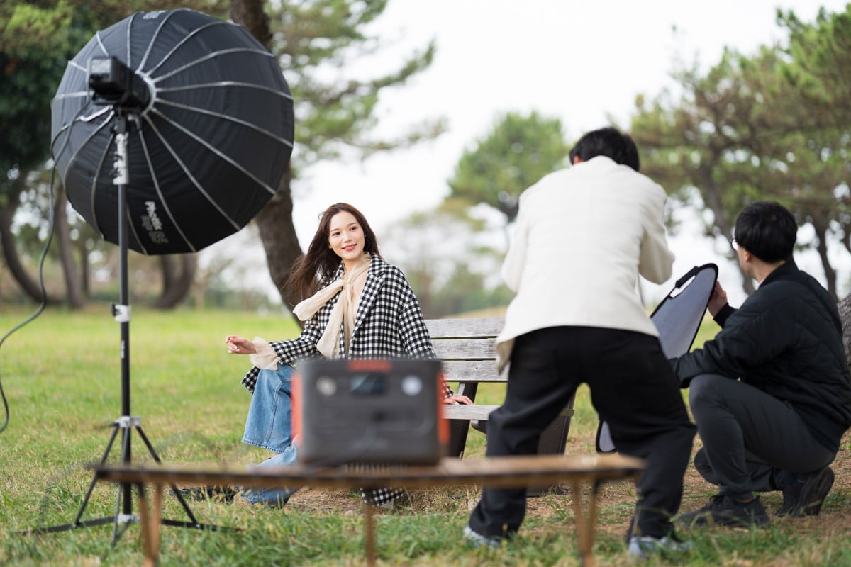 電気毛布やドライヤーを気兼ねなく使えれば、モデルのモチベーションやコンディションも高いままキープできる