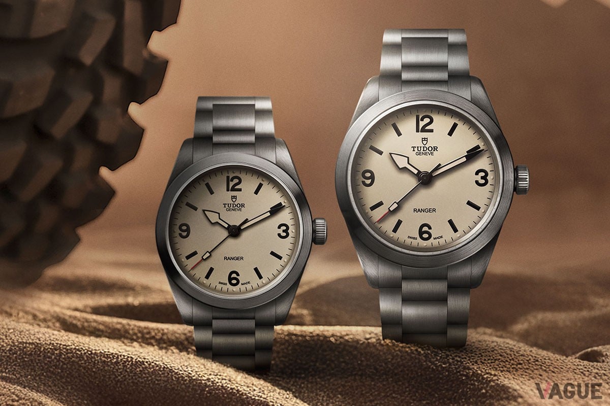 左より36mm デューンホワイト（品番：M79930-0007、50万3800円 消費税込）、39mm デューンホワイト（品番：M79950-0008、51万9200円 同）