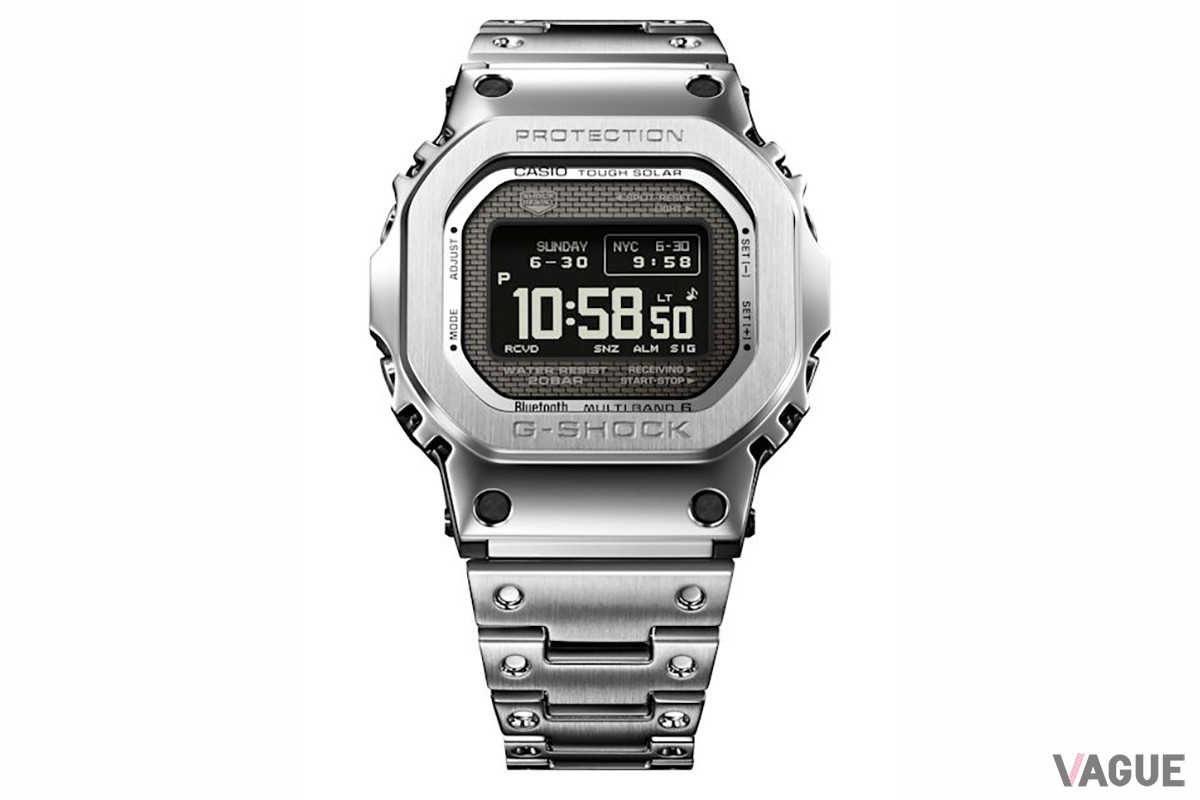「カシオ フルメタルG-SHOCK GMW-BZ5000D-1」シルバー 9万3500円（消費税込）