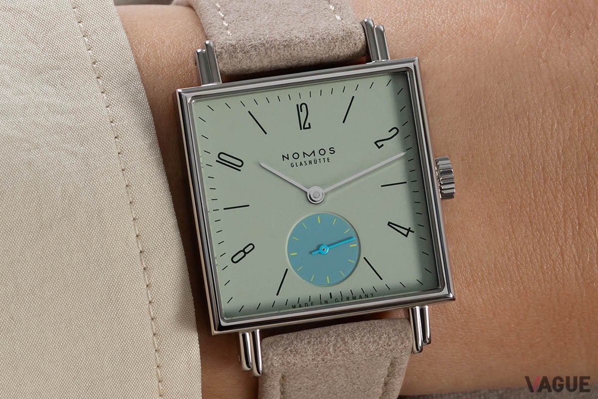 クラシカルな角形ウォッチに新時代のエッセンスをプラス NOMOS