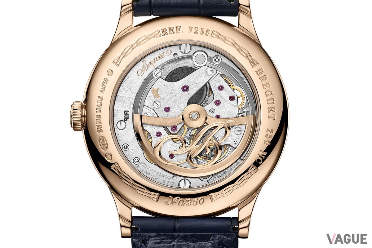 ローターをロゴマークとした美しいムーブメント「502.3.DRL」