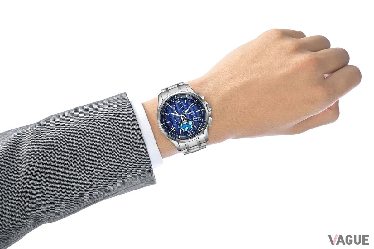 ケースサイズは41.5mm。ジャケットの袖口をもたつかせない程よいサイズ感