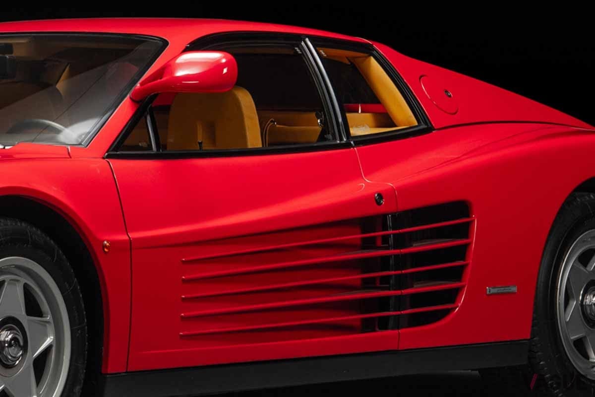 オークションに出品される予定の1986年式フェラーリ「テスタロッサ・モノスペッキオ」Abdulla Jaafari(c)2025 Courtesy of RM Sotheby's