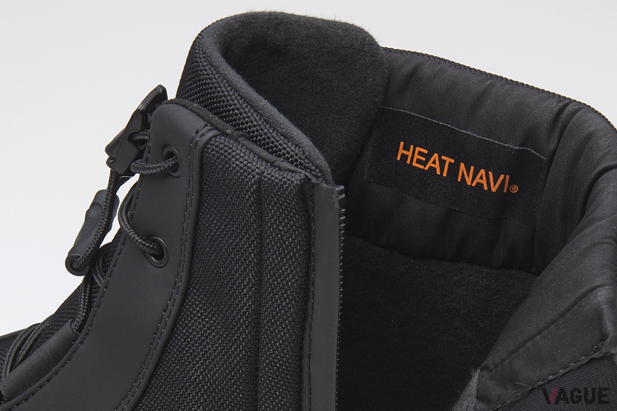 デサント独自の蓄熱保温素材「HEAT NAVI」