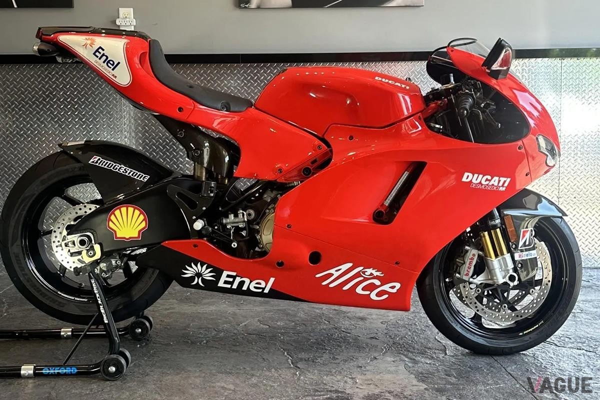米国オークションに出品、落札された2008年式ドゥカティ「デスモセディチRR」