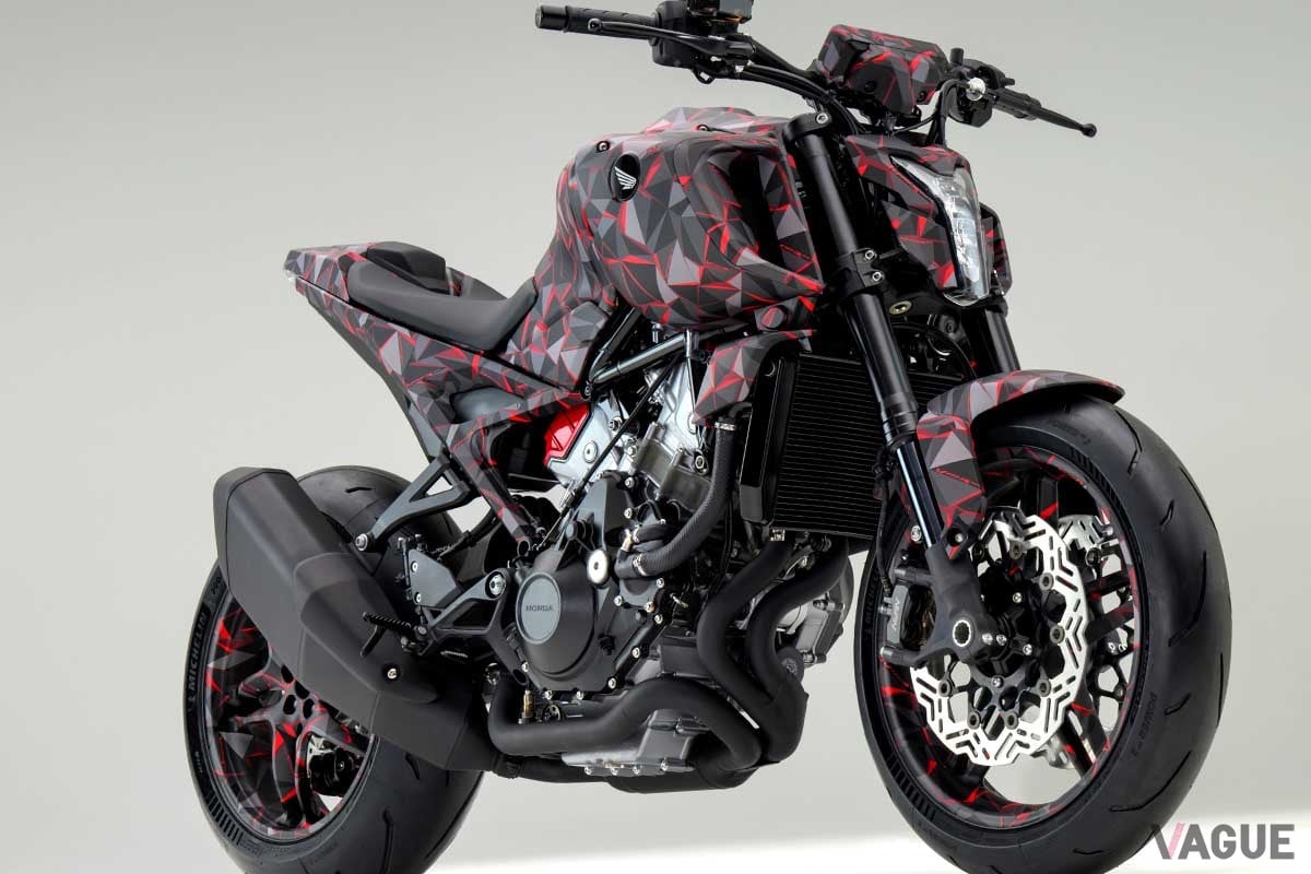 世界初公開されたホンダの次世代コンセプトモデル「V3R 900 E-Compressor Prototype(ブイスリーアール900 イー コンプレッサー プロトタイプ)」