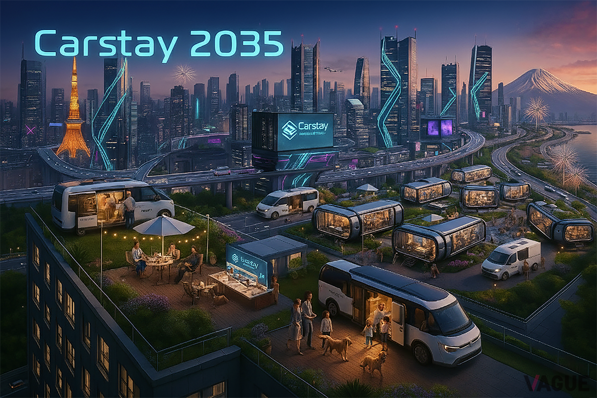 Carstayがイメージする2035年の“可動産（かどうさん）”がベースの社会