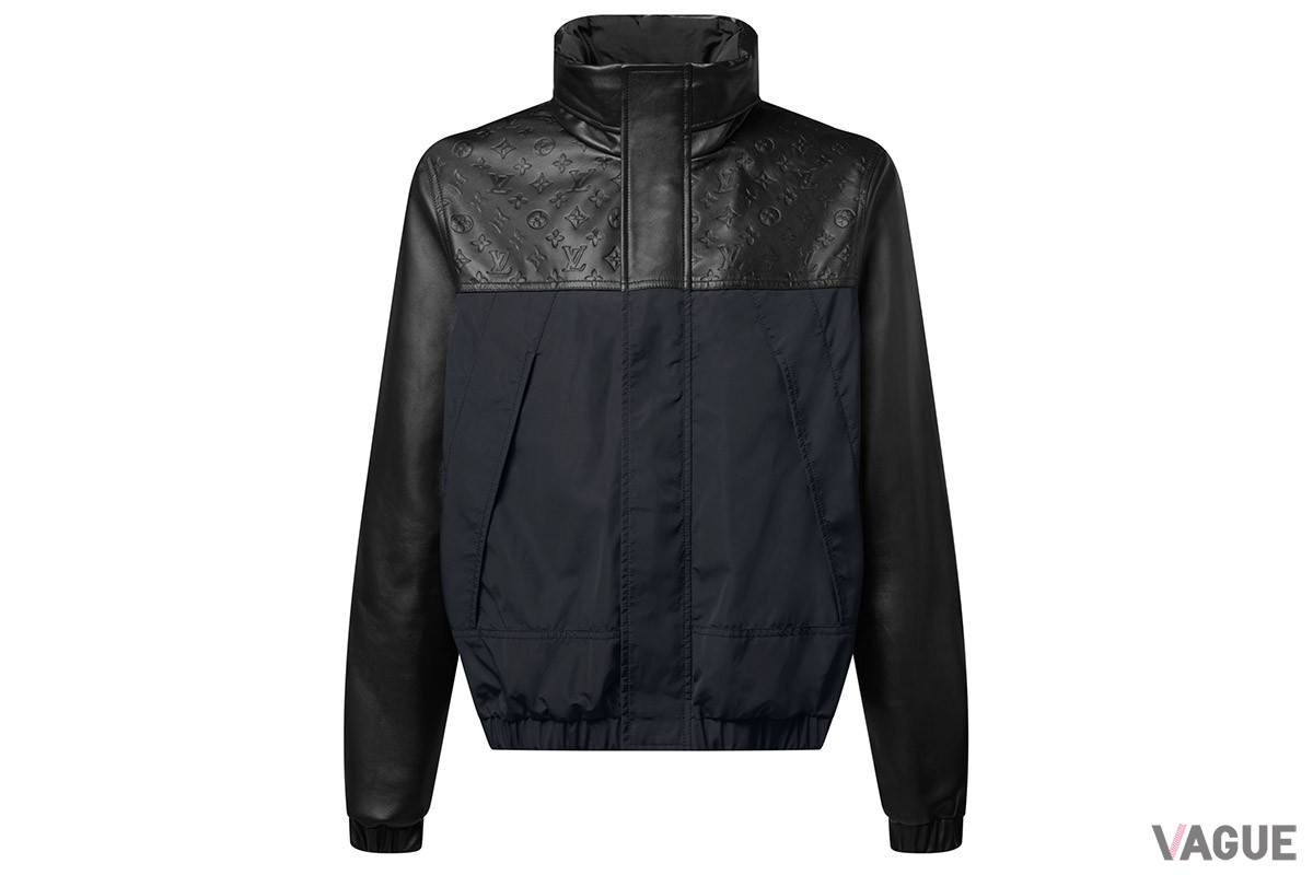 レザーミックス ウインドブレーカー：87万4500円