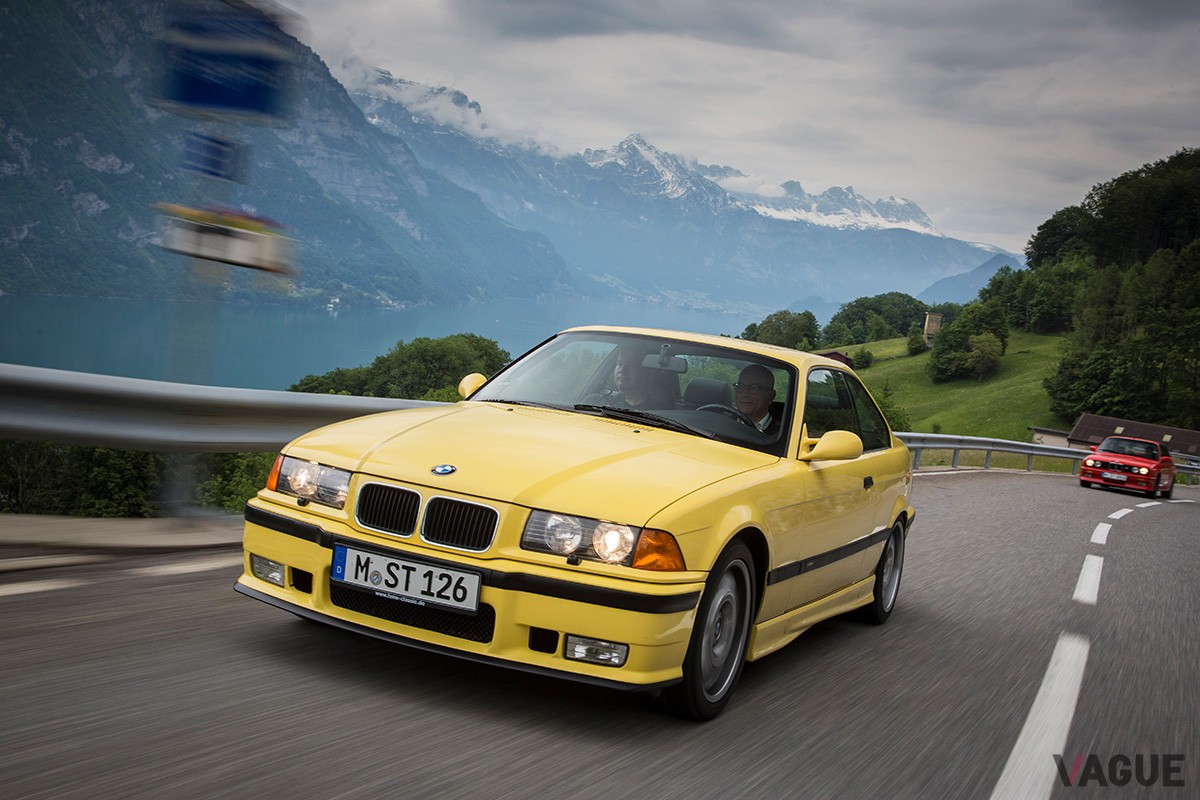 1992年に登場した「M3」。写真は前期型のクーペ。3リッター直6エンジンは最高出力286psを発生