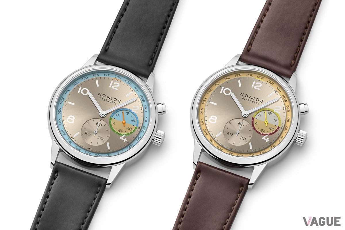 世界の旅からインスピレーションを得た「クラブスポーツ ネオマティック ワールドタイマー」の新色「ローム」と「レヴェリ－」