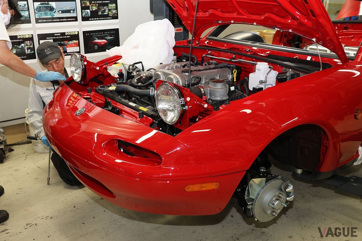 マツダE＆Tでの“クラシックマツダ”の作業風景