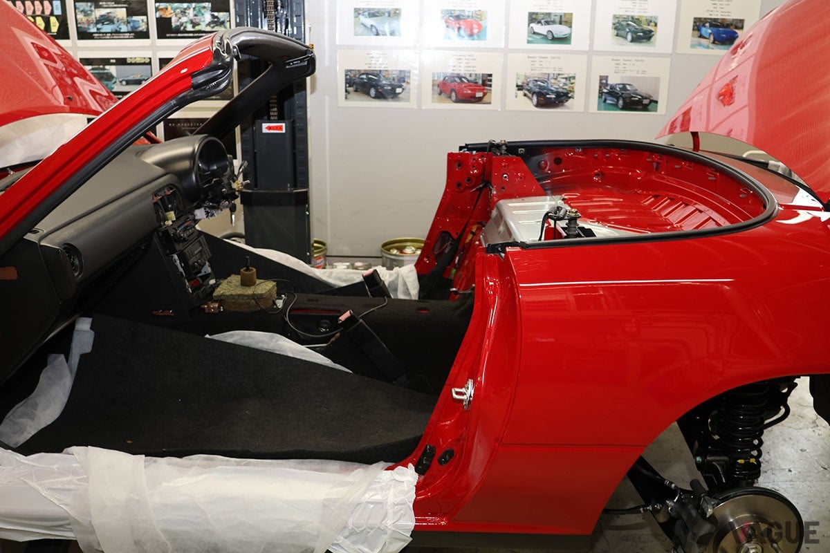 マツダE＆Tでの“クラシックマツダ”の作業風景