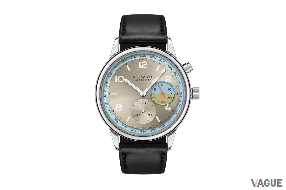 シリーズ初採用となるホーウィン社製のシェルコードバンのストラップ（ローム）