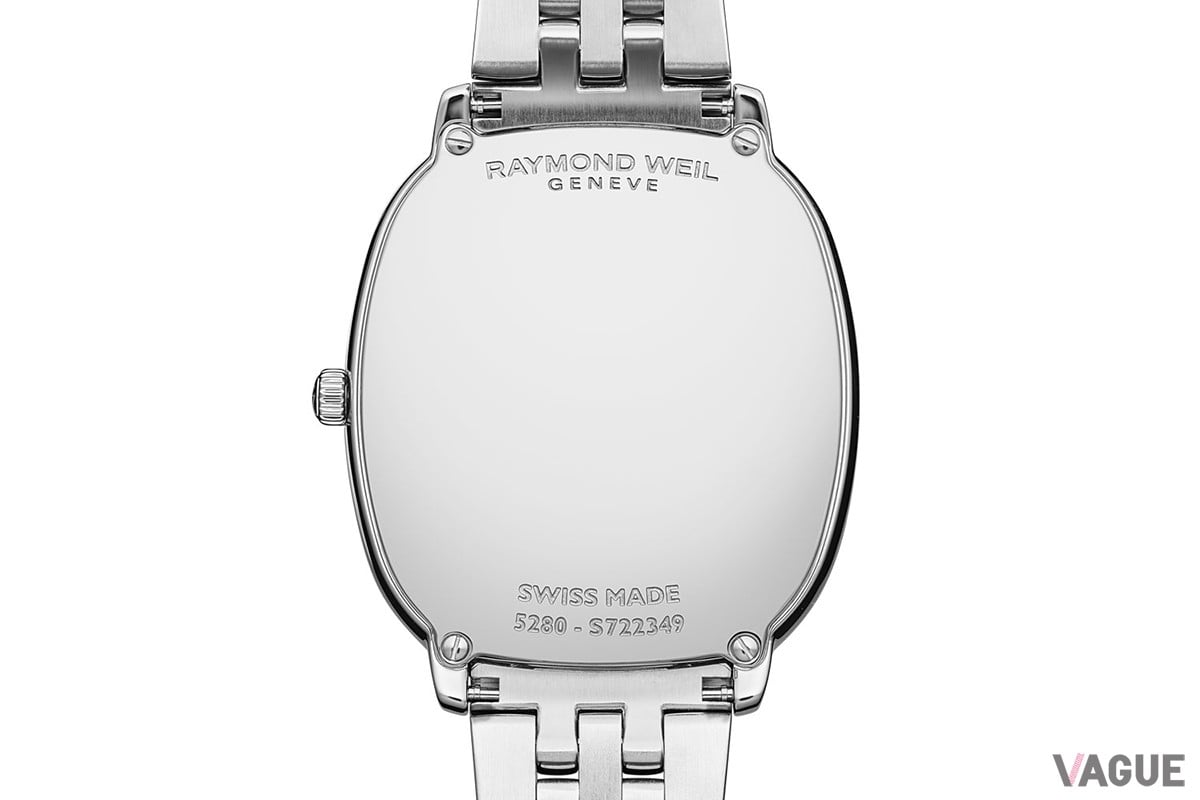 「レイモンド ウェイル トッカータ ヘリテージ」ブルー/ブルーのレザーストラップ（品番：5280-STC-50001、19万8000円 消費税込）