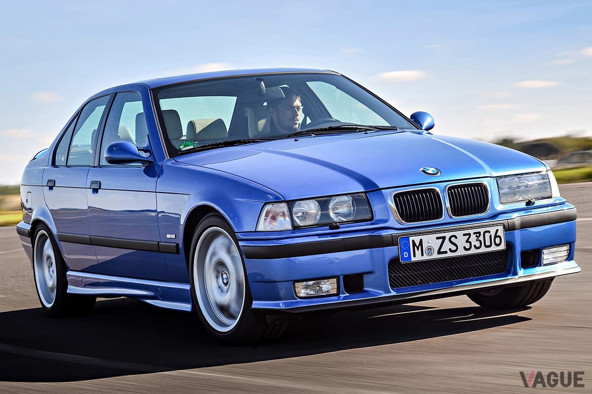 1993年に登場したE36型ベースの「M3」。1996年のマイナーチェンジで3.2リッターとなった「M3C」と呼ばれる後期型が登場
