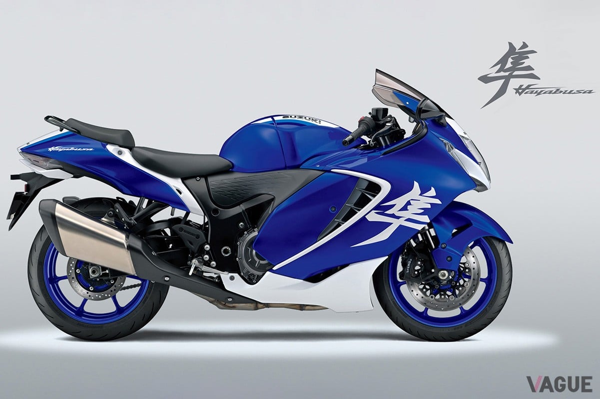 スズキ HAYABUSA 隼 ハヤブサ カウルパーツ ブルー スズキ「ハヤブサ」の2026年モデルが登場！ 新たに設定された特別色