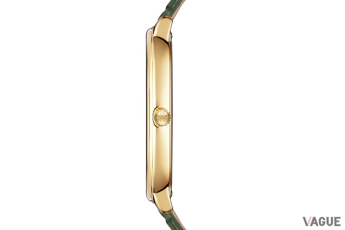 「レイモンド ウェイル トッカータ ヘリテージ」シルバー/イエローゴールドPVD/グリーンのレザーストラップ （品番：5280-PC-64001、22万円 消費税込）