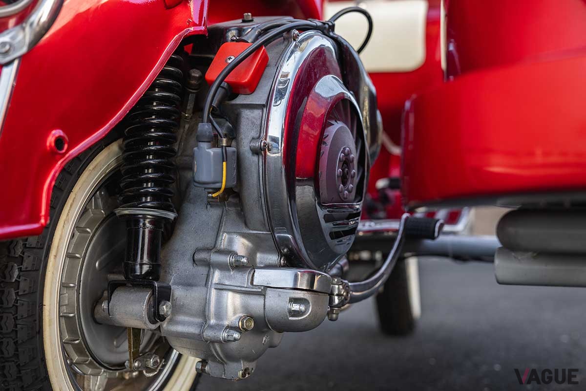 オークションに出品予定の1966年式ピアッジオ「ベスパ150スーパー サイドカー」Patrick Ernzen(c)2025 Courtesy of RM Sotheby's