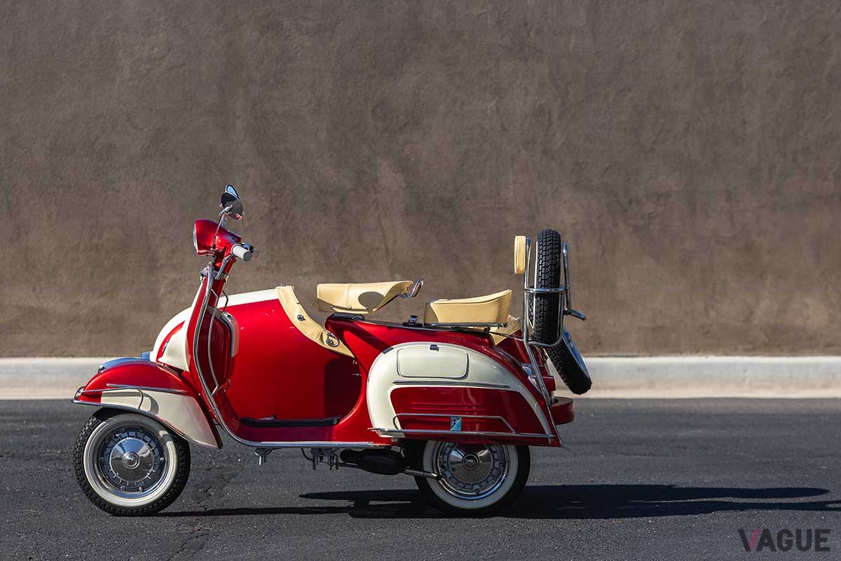 オークションに出品予定の1966年式ピアッジオ「ベスパ150スーパー サイドカー」Patrick Ernzen(c)2025 Courtesy of RM Sotheby's