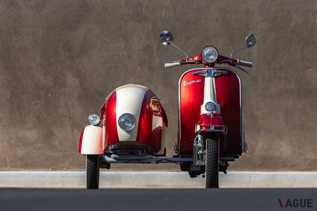 オークションに出品予定の1966年式ピアッジオ「ベスパ150スーパー サイドカー」Patrick Ernzen(c)2025 Courtesy of RM Sotheby's