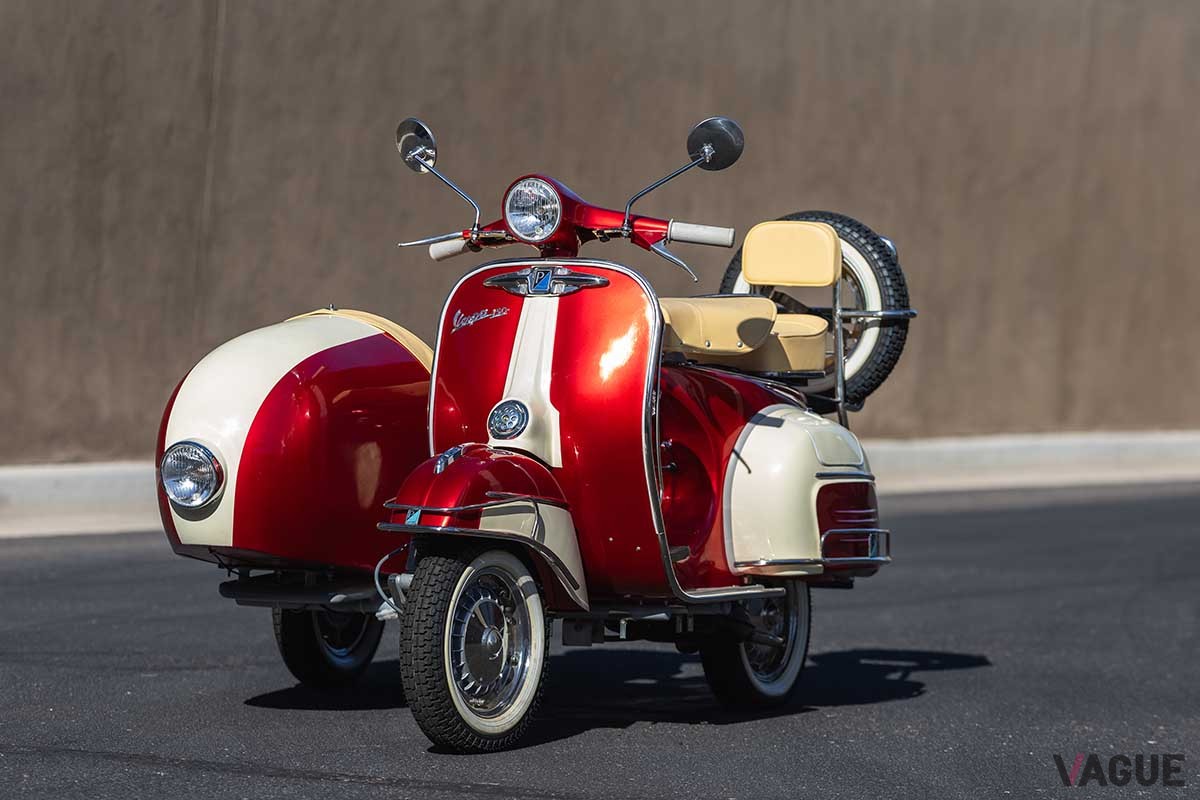 オークションに出品予定の1966年式ピアッジオ「ベスパ150スーパー サイドカー」Patrick Ernzen(c)2025 Courtesy of RM Sotheby's