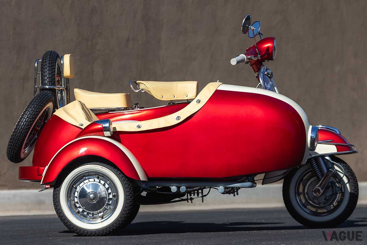 オークションに出品予定の1966年式ピアッジオ「ベスパ150スーパー サイドカー」Patrick Ernzen(c)2025 Courtesy of RM Sotheby's