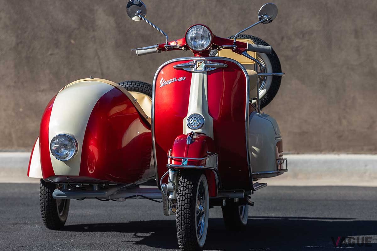 オークションに出品予定の1966年式ピアッジオ「ベスパ150スーパー サイドカー」Patrick Ernzen(c)2025 Courtesy of RM Sotheby's