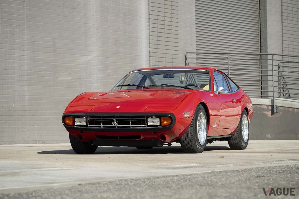 オークションに出品され、約2631万円で落札された1972年式フェラーリ「365GTC／4」Robin Adams(c)2025 Courtesy of RM Sotheby's