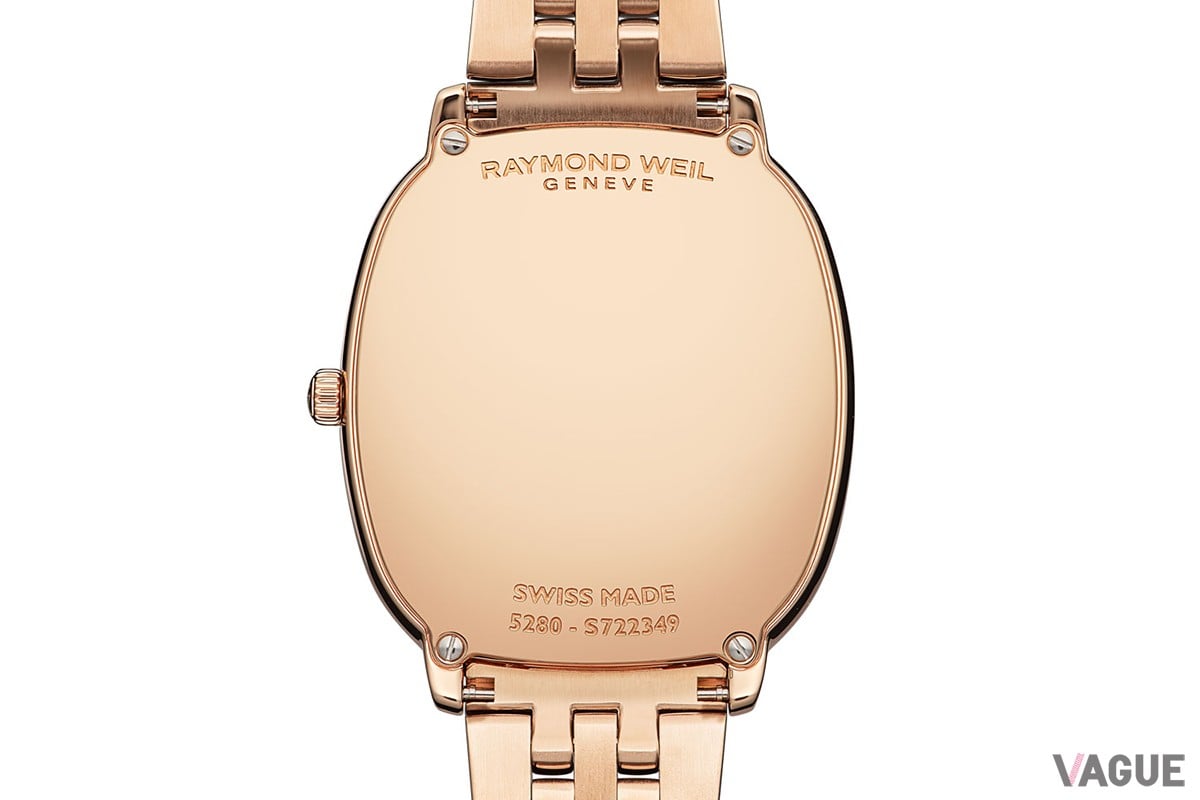 「レイモンド ウェイル トッカータ ヘリテージ」シルバー/ローズゴールドPVD/ブレスレット/ベゼルダイヤ （品番：5280-P5S-64001、43万4500円 消費税込）