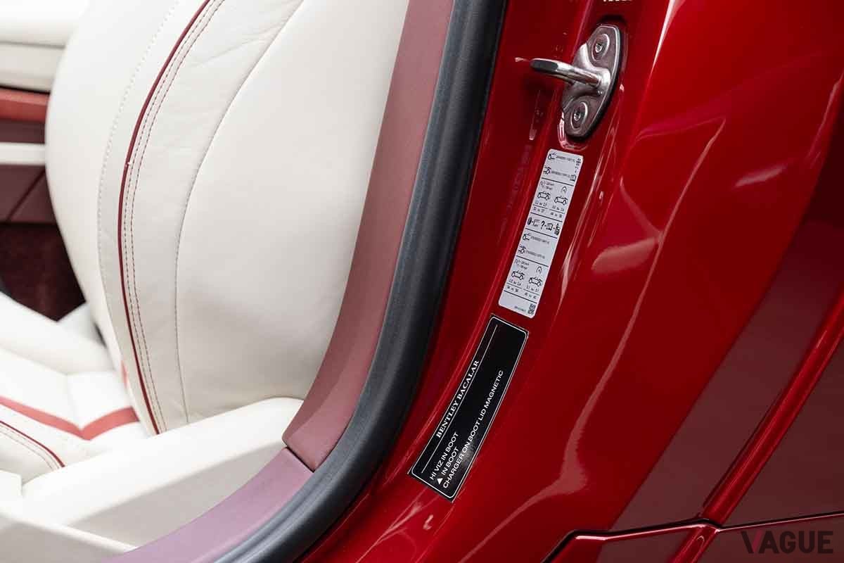 オークションに出品される予定の2021年式ベントレー「バカラル」Willem Verstraten(c)2025 Courtesy of RM Sotheby's