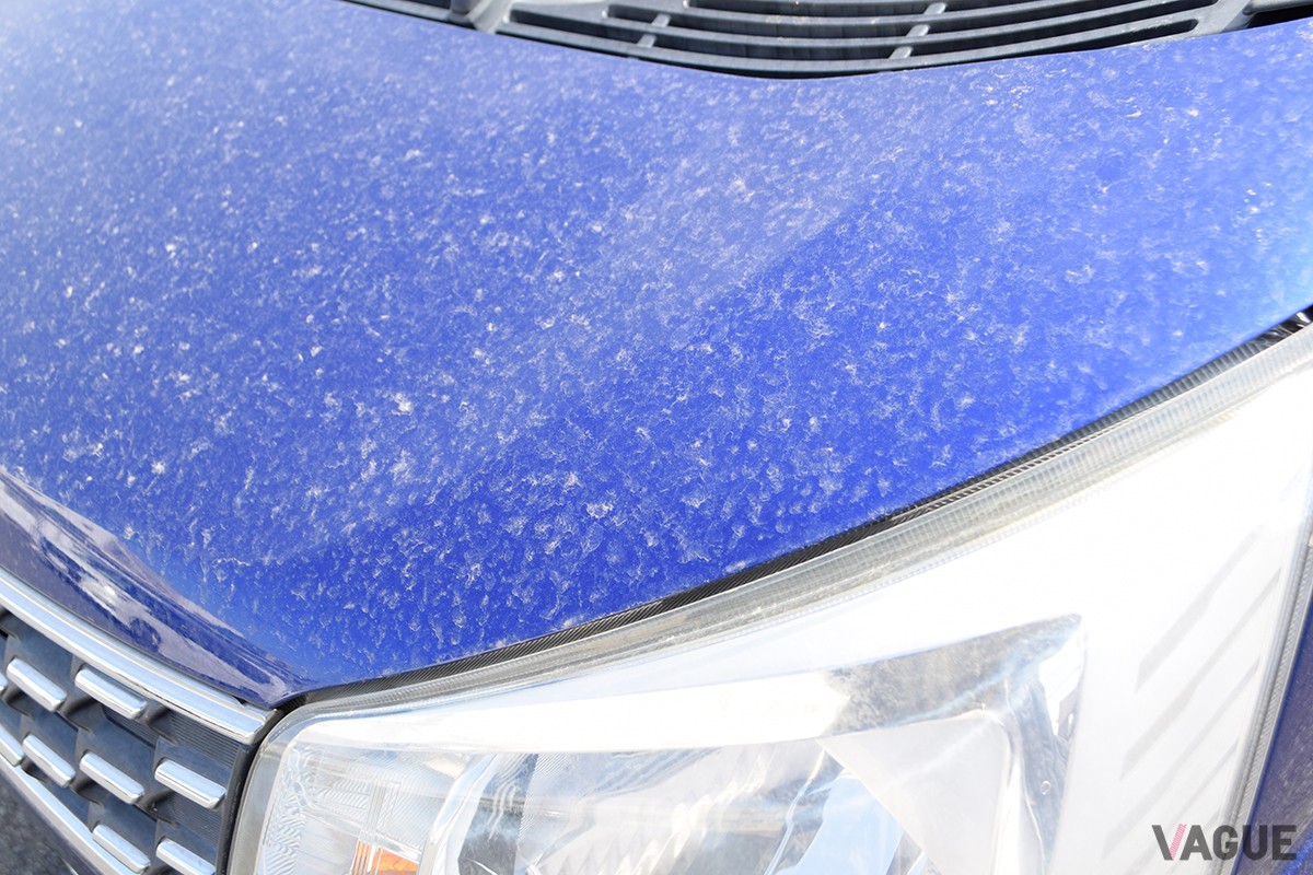 黄砂は車体への付着や視界不良につながる
