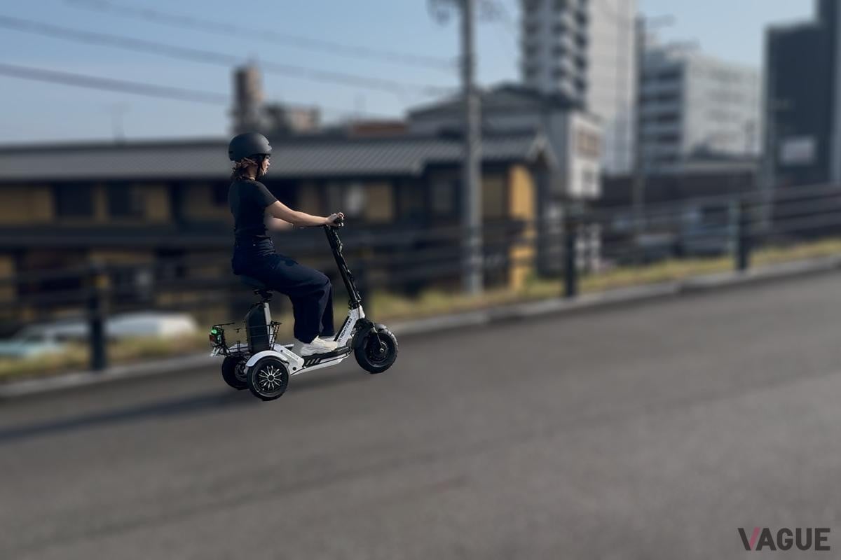 坂道の走行にも対応できる400Wのモーターを搭載