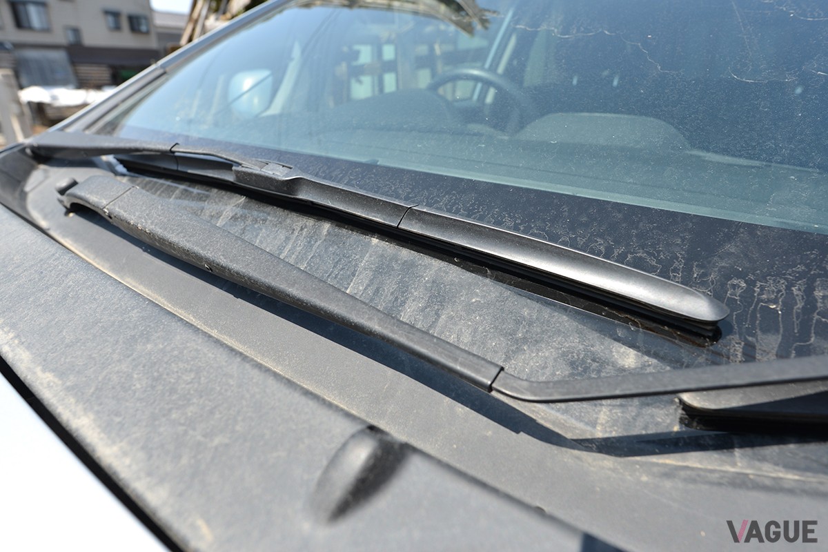 黄砂は車体への付着や視界不良につながる