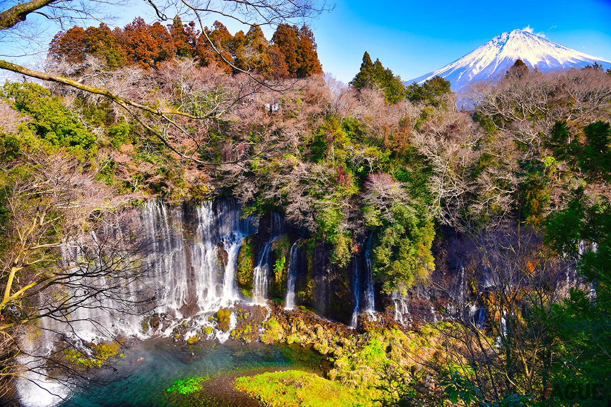 3位：白糸の滝【静岡県】