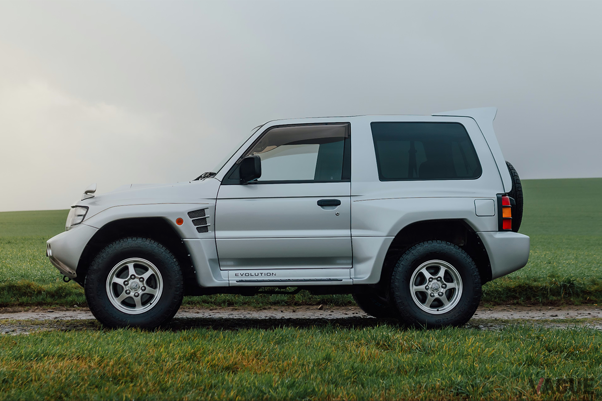 オークションに出品された1997年式 三菱「パジェロ エボリューション」