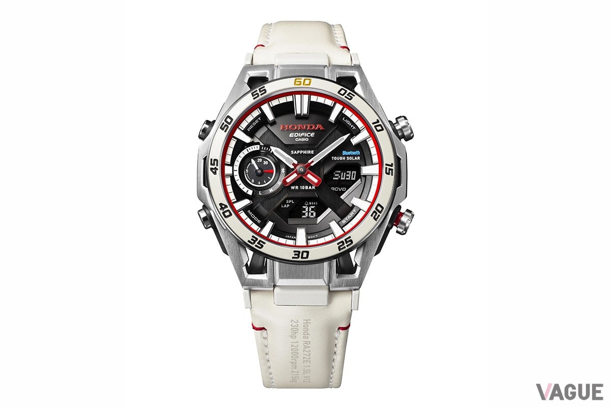 ベースとなるのはサスペンションから着想を得たラグのフォルムがかっこいいタフソーラーモデルの「ECB-2300」を採用