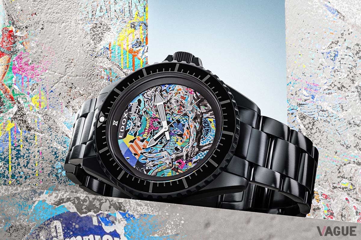 レギュラーモデルではストイックなデザインの多いダイバーズウォッチ「ネプチュニアン」を 現代アーティスト、ジョ・ディ・ボナ氏の“ポップ グラフィティ”アートで鮮烈なイメージに