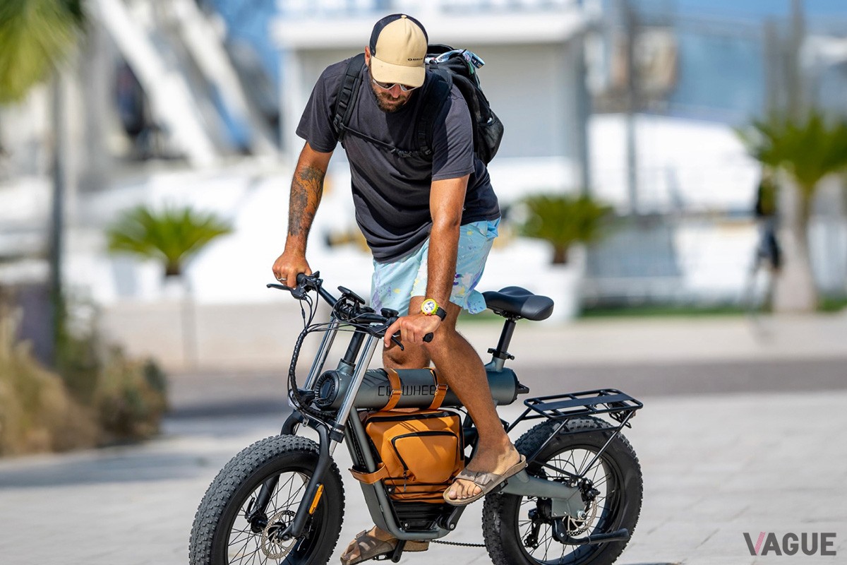 カリフォルニア発のワイルドで力強いアメリカンE-BIKEスタイルをベース