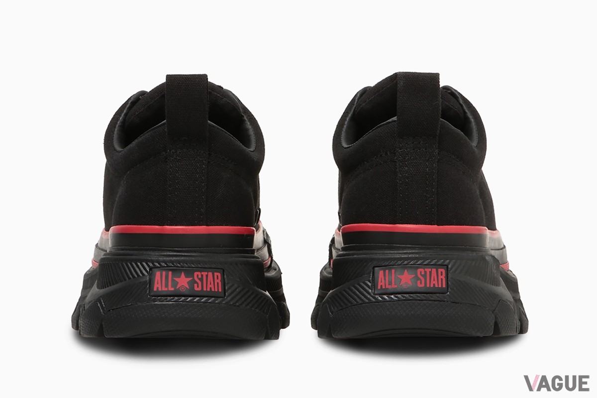 ALL STAR TREKWAVE AP OX（ブラック／レッド）：1万5950円