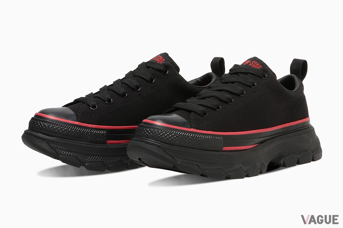 ALL STAR TREKWAVE AP OX（ブラック／レッド）：1万5950円
