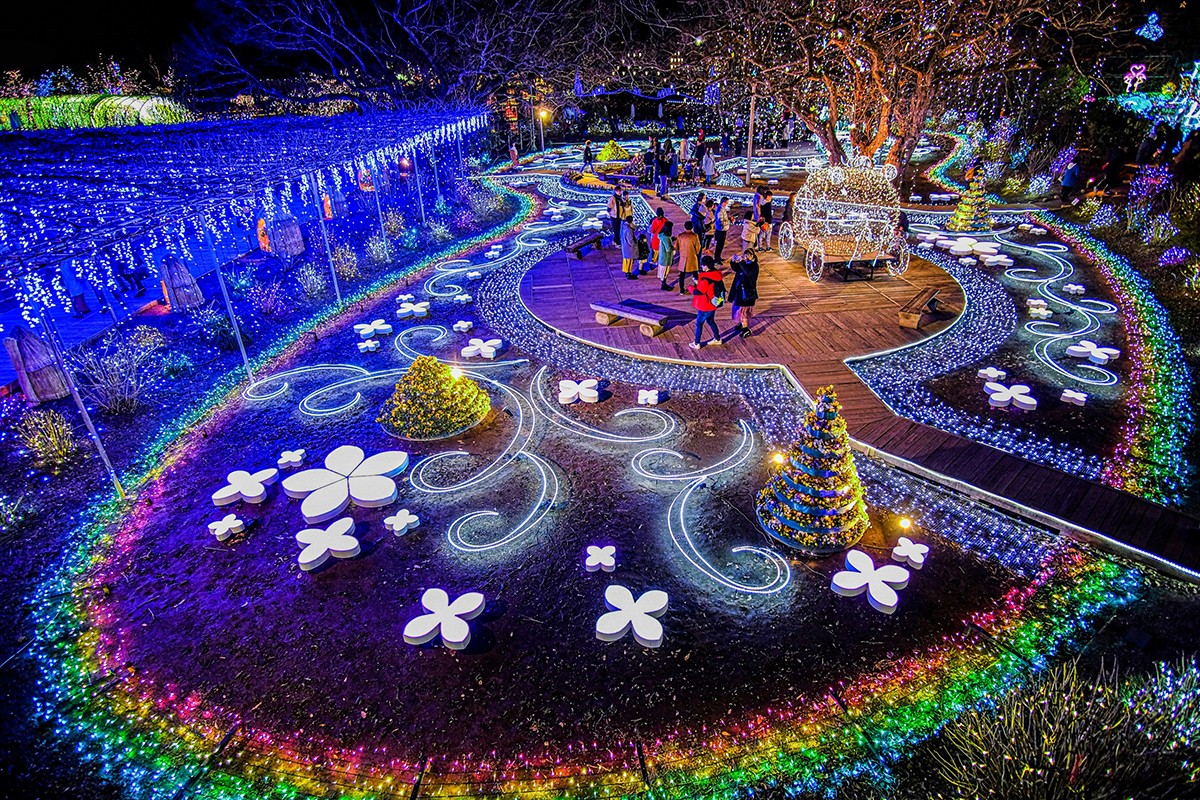 あしかがフラワーパーク「光の花の庭」