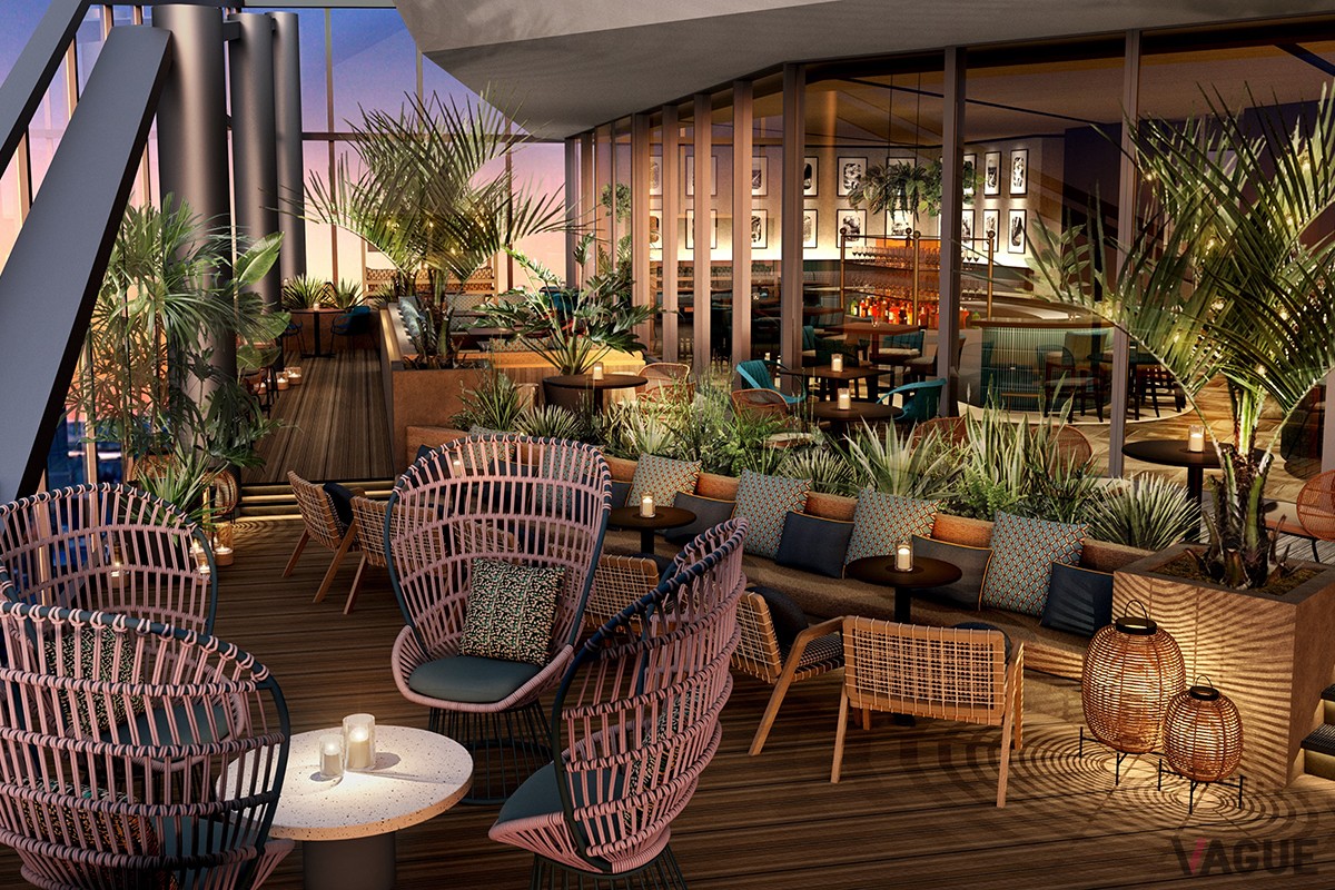 Rooftop Bar「PEAKS」（28階）