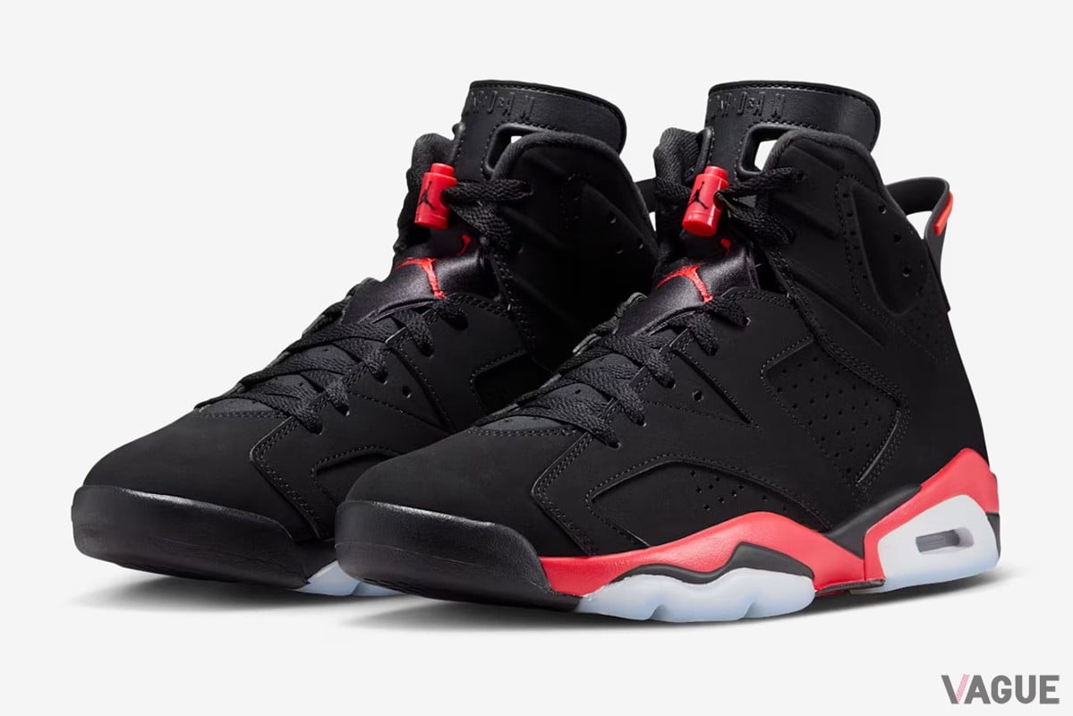 「エア ジョーダン 6」の誕生35周年を記念してリリースされる幻のカラー“インフラレッド セールスマン”